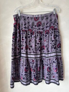 Vintage Bianca Nygard Silk and velvet burnout tiered gypsy midi whimsigoth 14